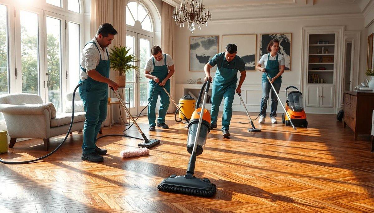 hardwood floor cleaning NYC apartment