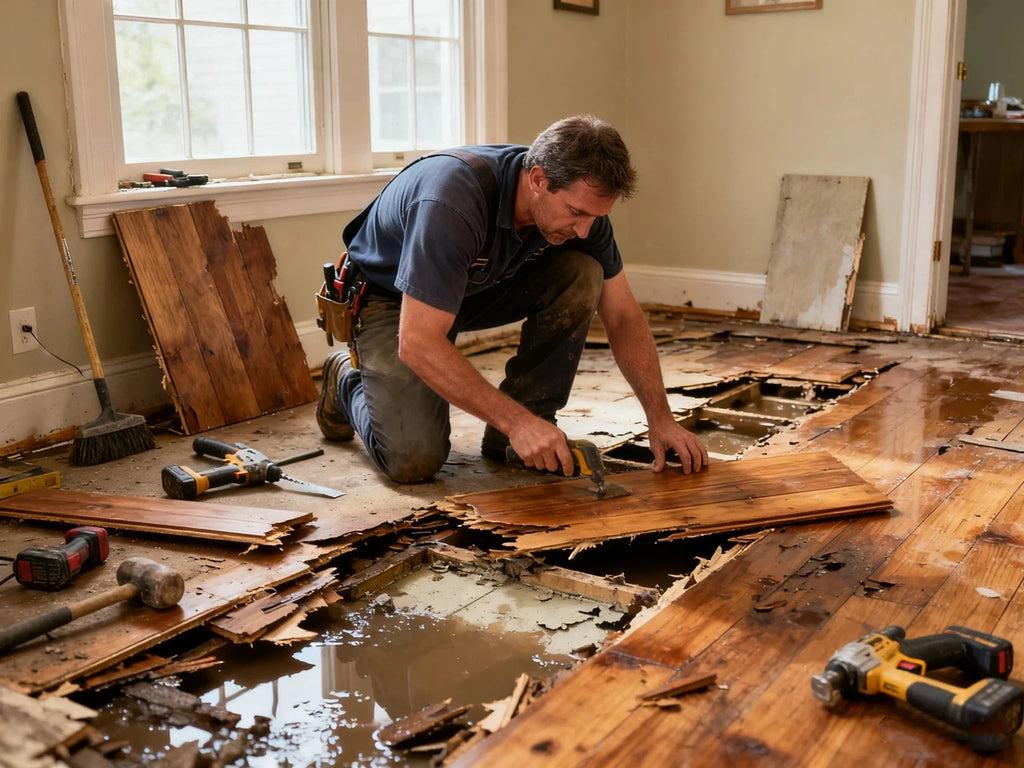 hardwood floor leak repair Manhattan